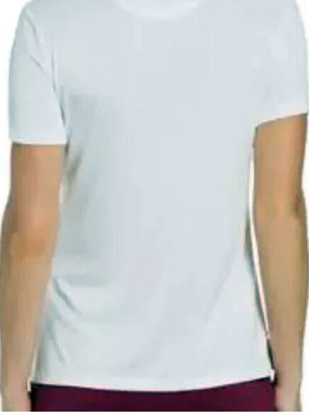 Men's Classic White Crew Neck T-Shirt
